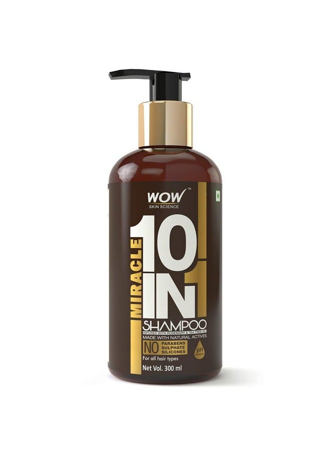 WOW - Skin Science Miracle 10 In 1 No Parabens & Sulphate Shampoo 300Ml - Image 1