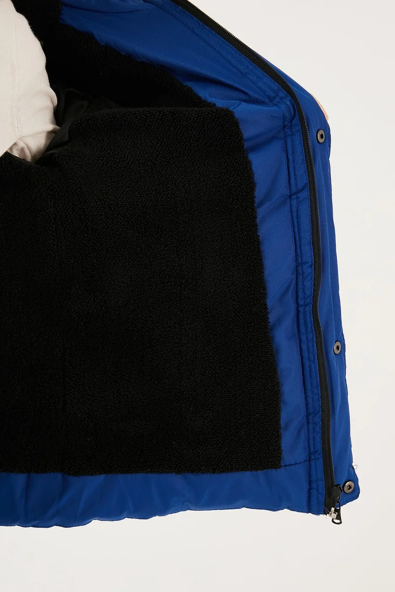 Lela Plush Lined Removable Hooded Water-Resistant Puffer Coat Boys' Coat 5760023