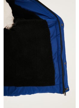 Lela Plush Lined Removable Hooded Water-Resistant Puffer Coat Boys' Coat 5760023  - Image 5