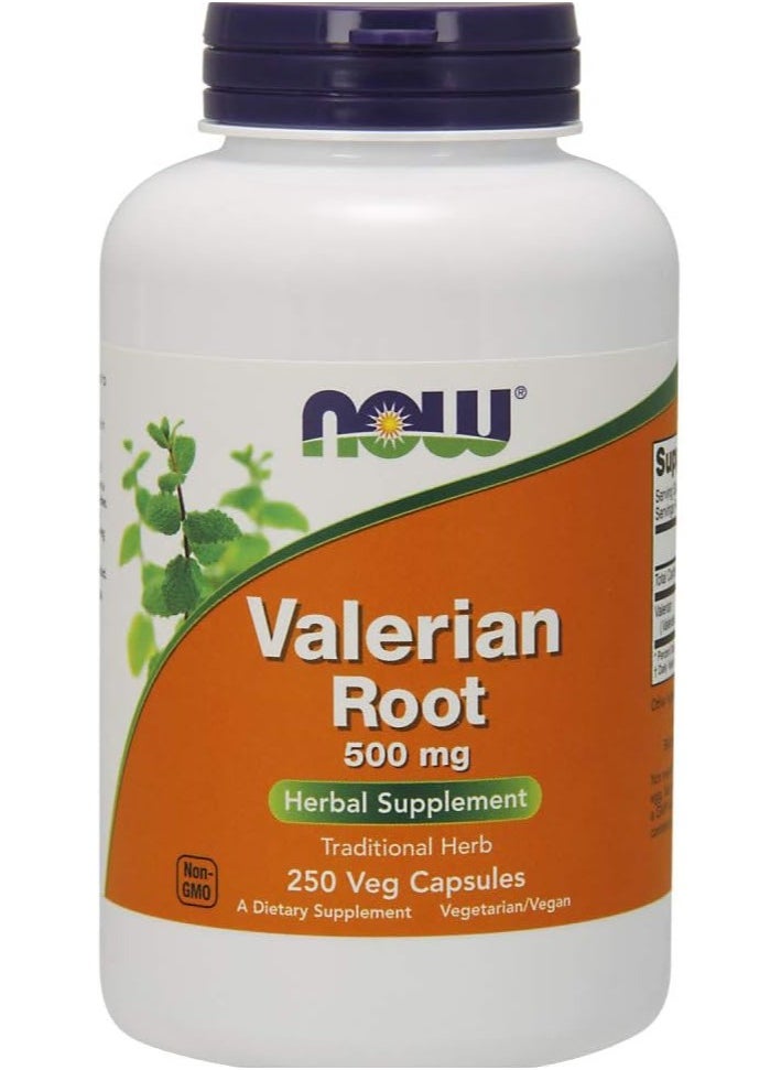 ناو NOW Supplements, جذر الناردين (فاليريانا أوفيسيناليس) 500 ملجم، مكمل عشبي، 250 كبسولة نباتية  - Image 1