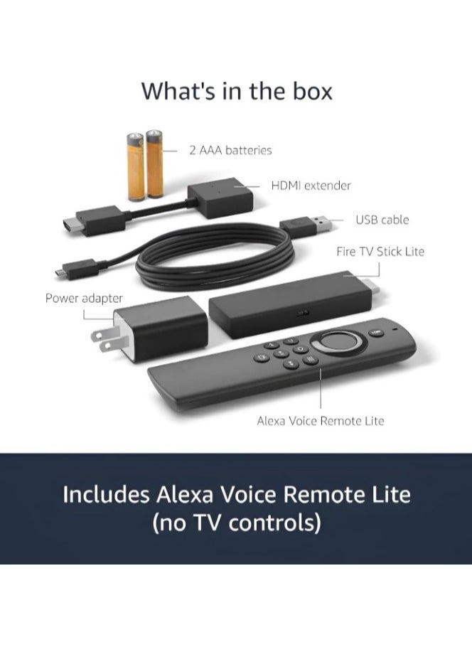 TV Fire Stick Lite streaming device 2nd Gen, no TV controls, HD streaming device Latest version  - Image 3
