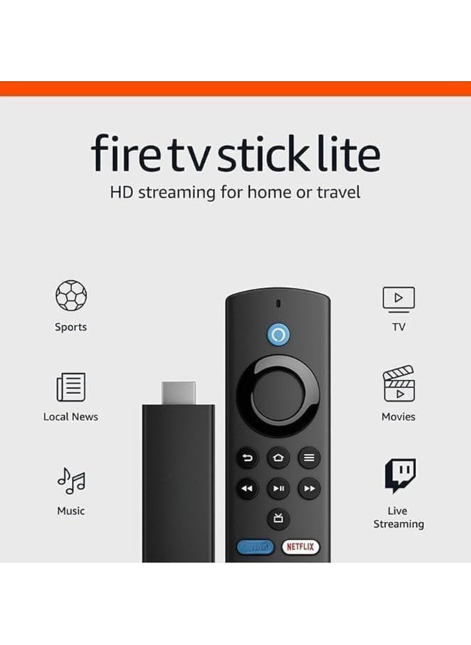 TV Fire Stick Lite streaming device 2nd Gen, no TV controls, HD streaming device Latest version  - Image 4