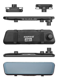 RoadPower Dash Cam 950 Full Screen Streaming Rearview Mirror Recorder 10" IPS + Touch Screen Full HD 1080P (Support Maximum 32GB Micro SD Card)  - Image 3