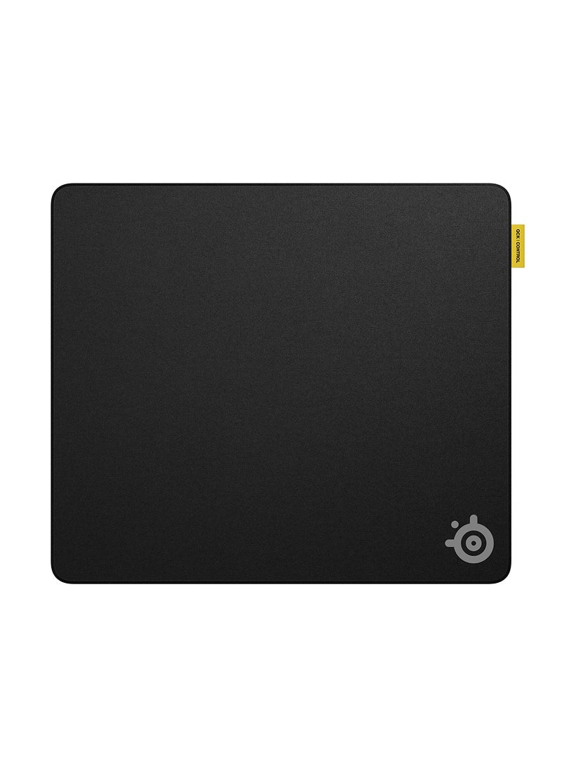 SteelSeries QcK L Performance Control Gaming Mousepad, Extra density for a smooth glide, Low-profile edge stitching, Non-slip neoprene rubber base, 490 x 420 mm size,  FPS, MOBAs, RTS, MMO - Black - Image 1
