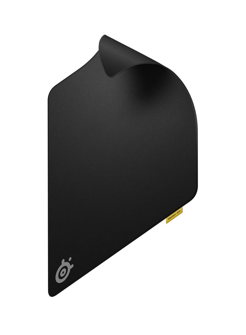 SteelSeries QcK L Performance Control Gaming Mousepad, Extra density for a smooth glide, Low-profile edge stitching, Non-slip neoprene rubber base, 490 x 420 mm size,  FPS, MOBAs, RTS, MMO - Black - Image 3