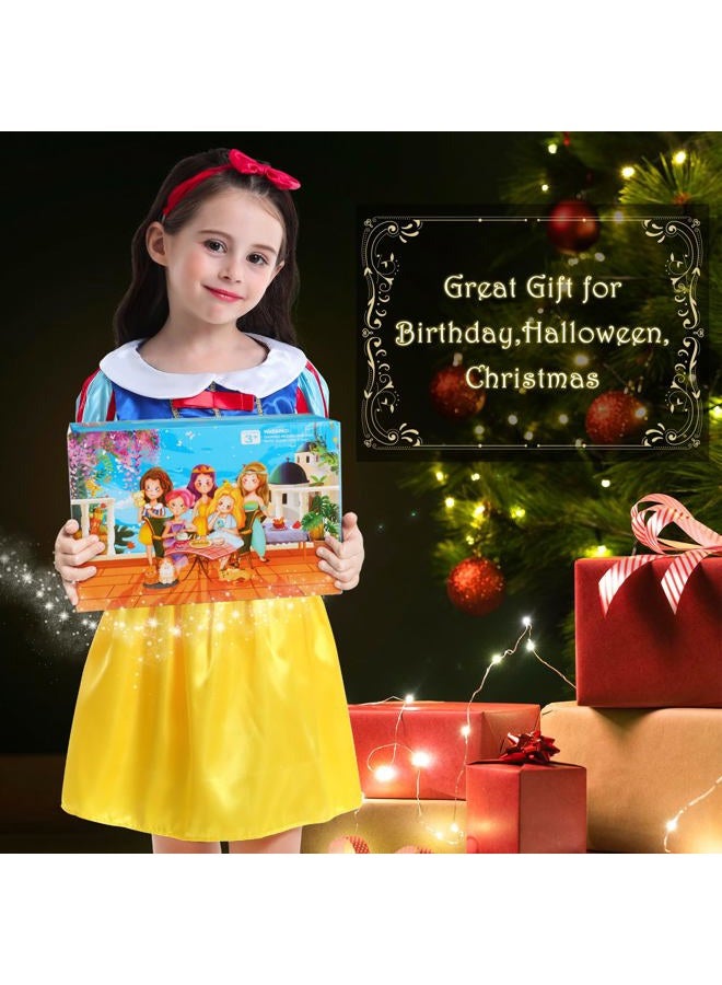 VGOFUN Princess Dresses for Girls - Dress up Clothes for Toddler Girl Pretend Play Gift for 3-6 Year Halloween Christmas Birthday - Image 3