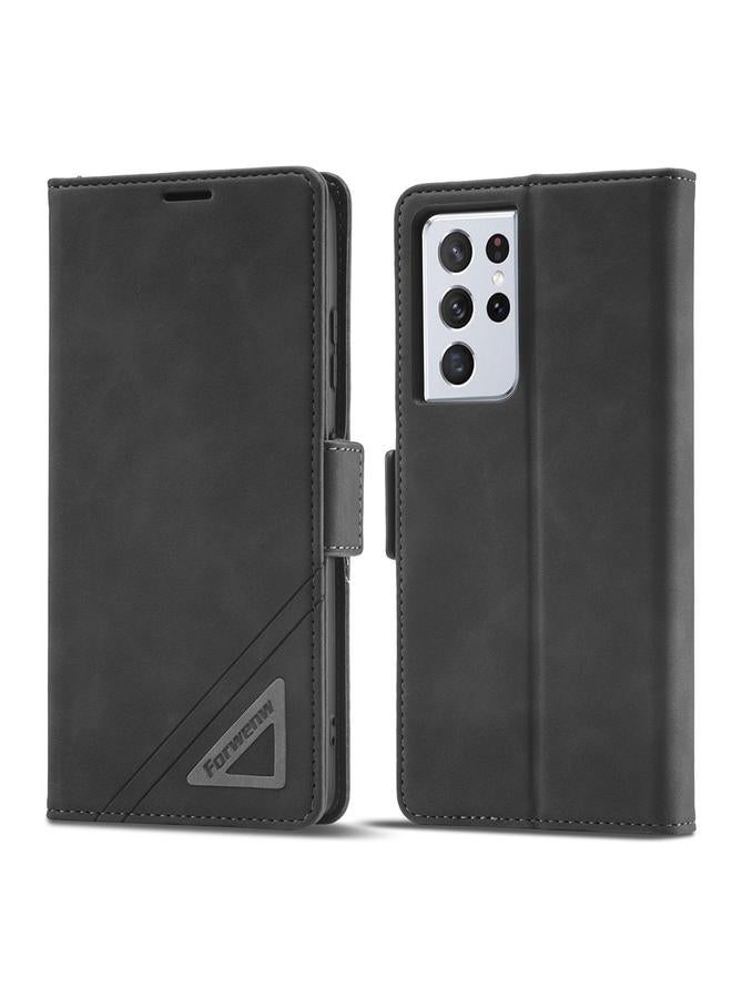 Case For Samsung Galaxy S21 Ultra 5G Dual-side Buckle Leather Phone Case