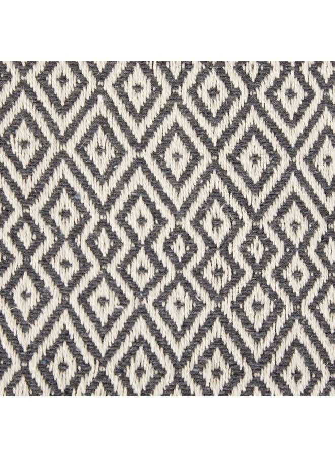 DII Rustic Farmhouse Double Diamond Woven Throw, 50x60, Mineral - Image 3