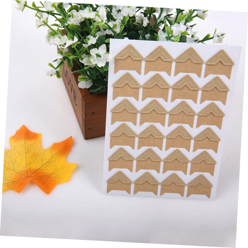 ULDIGI Easy Stick Photo Mounting Stickers 26 Sheets Paper Photo Corners for Scrapbooking Decor - Image 3
