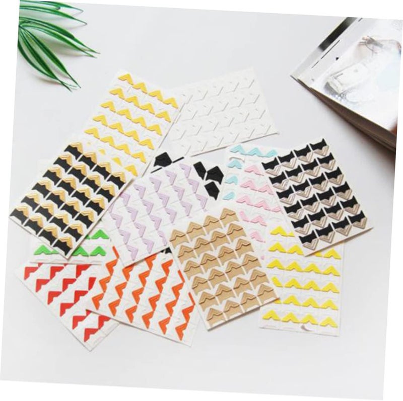 ULDIGI Easy Stick Photo Mounting Stickers 26 Sheets Paper Photo Corners for Scrapbooking Decor - Image 5