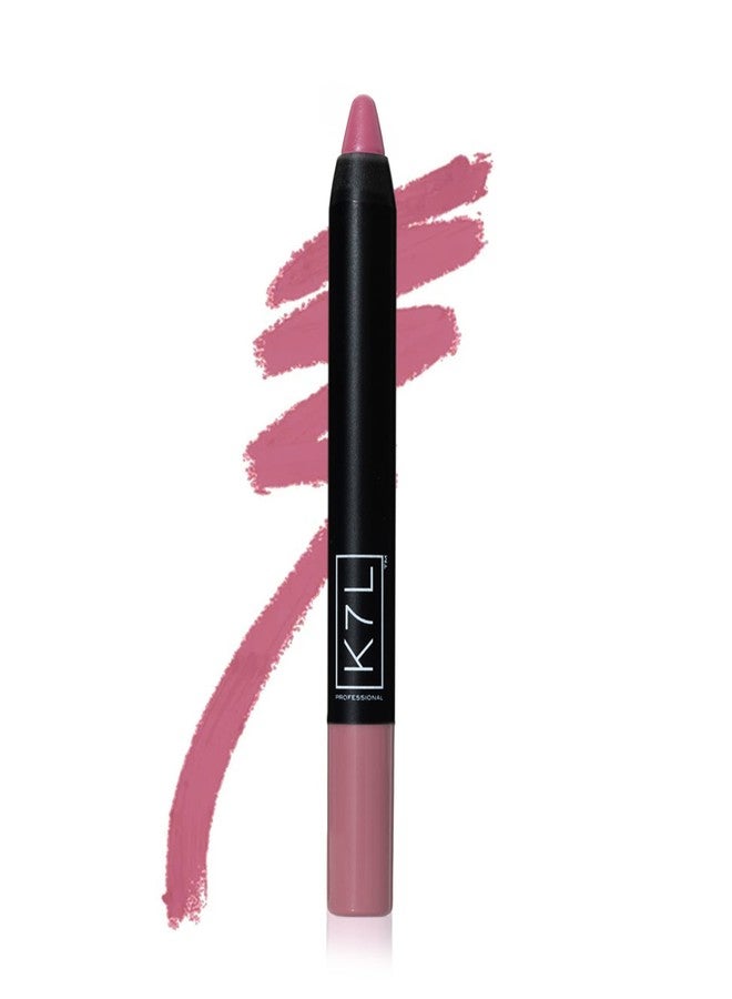 K7L Matte Pink Lipstick Crayon - Rose Quartz - Image 2