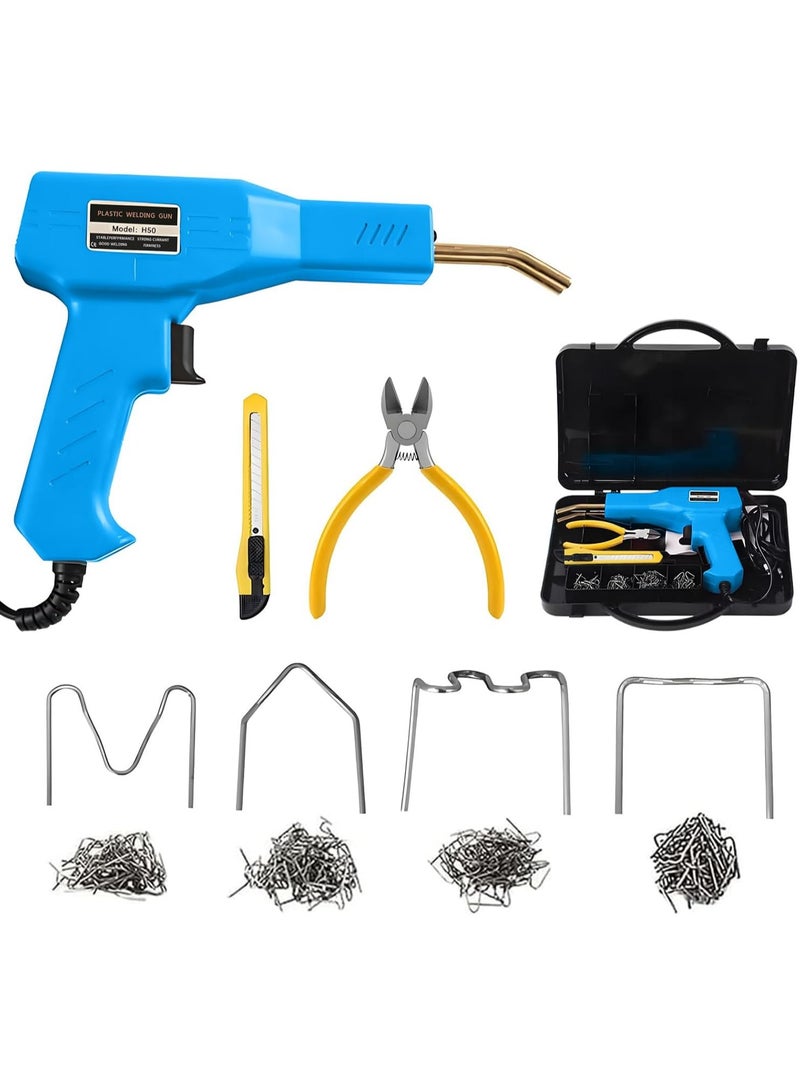 ZLH HITY Powerful, fast, and versatile plastic welding machine with staples and accessories for repairing cracks and breaks at home and in the workshop. - Image 1