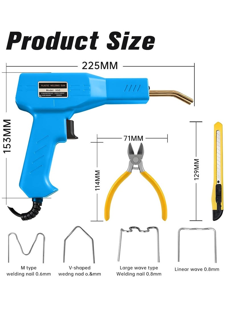 ZLH HITY Powerful, fast, and versatile plastic welding machine with staples and accessories for repairing cracks and breaks at home and in the workshop. - Image 2