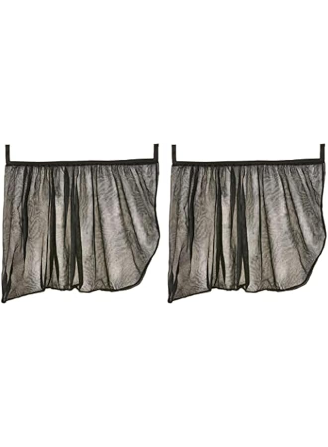 شواي ستارة نافذة جانبية للسيارة، غطاء زجاج أمامي، حماية من الأشعة فوق البنفسجية، شبكة فيلكرو، ملحقات سيارات عالمية، ستارة نوافذ (زوج واحد) (زوج واحد للجانب الخلفي) - Image 1