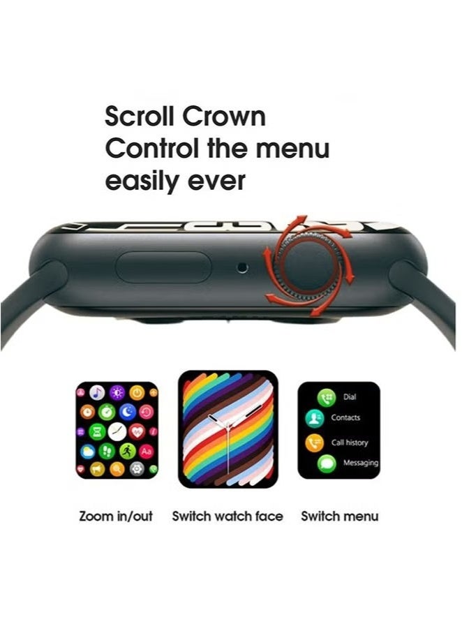 iCruze Pronto Crysta Bluetooth 5.0, IP67, 1.92" HD Touch Screen Smart Watch, Rotational Crown, Android and iPhone Compatible, with Warranty - Image 5