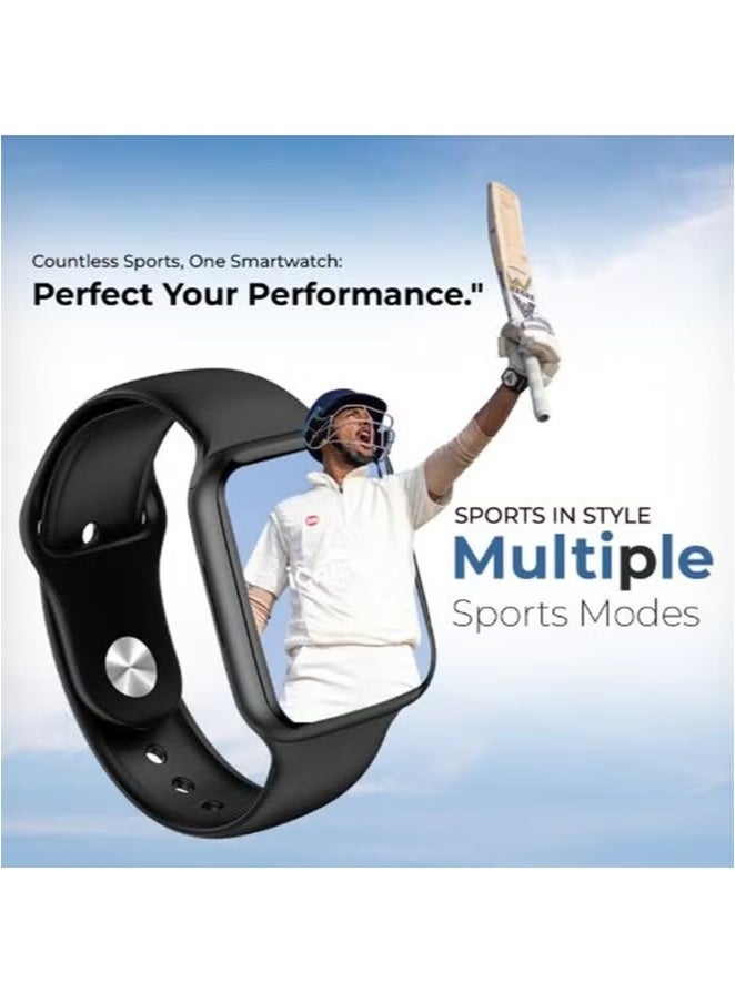 iCruze Pronto Crysta Bluetooth 5.0, IP67, 1.92" HD Touch Screen Smart Watch, Rotational Crown, Android and iPhone Compatible, with Warranty - Image 3