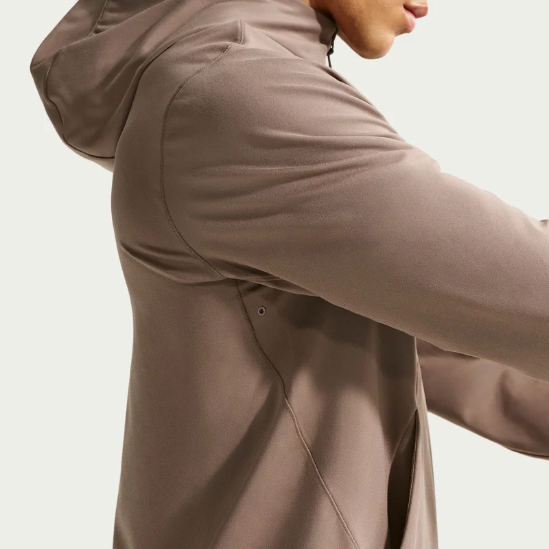 Nike Brown Men's Primary NanoKnit Performance Full-Zip Hoodie for Men | Best Price UAE