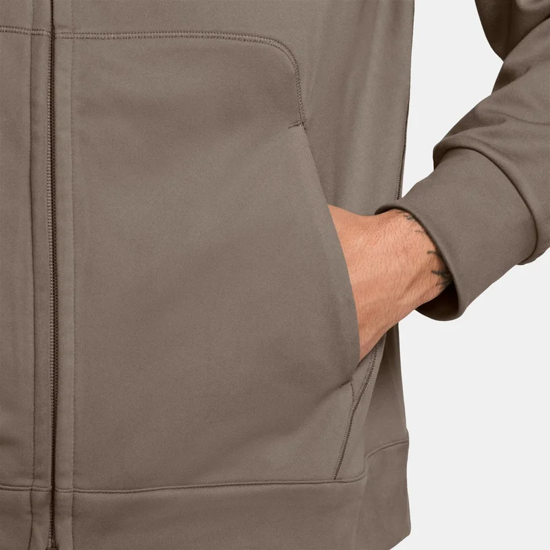 Nike Brown Men's Primary NanoKnit Performance Full-Zip Hoodie for Men | Best Price UAE