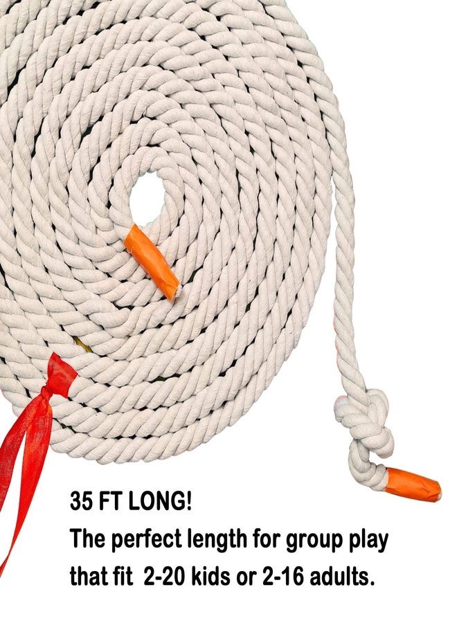 Niantime 35Ft Tug Of War Rope Field Day Family Reunion Natural Cotton For Kids And Adults, Summer Campe, Yard Games, Outdoor Camping Picnic Team Building - Image 5