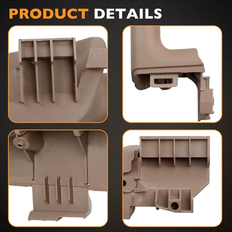HQPASFY Driver Left Side Front Door Armrest Handle for 1999-2006 Chevy Suburban, Tahoe, Avalanche, GMC Yukon - Beige - Image 5