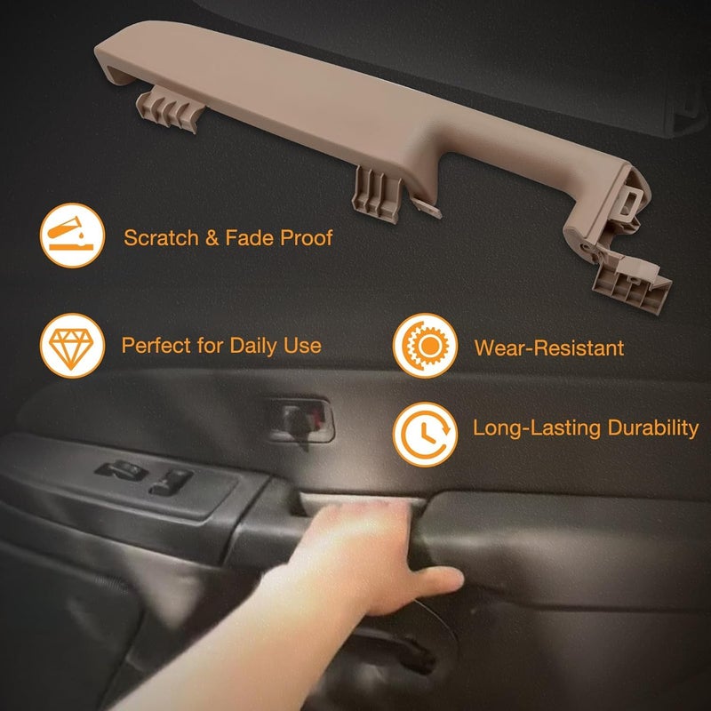 HQPASFY Driver Left Side Front Door Armrest Handle for 1999-2006 Chevy Suburban, Tahoe, Avalanche, GMC Yukon - Beige - Image 4