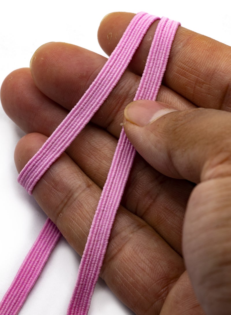 6mm Elastic Bands - 36 Yards for Sewing and Crafting (Pink) - Image 3