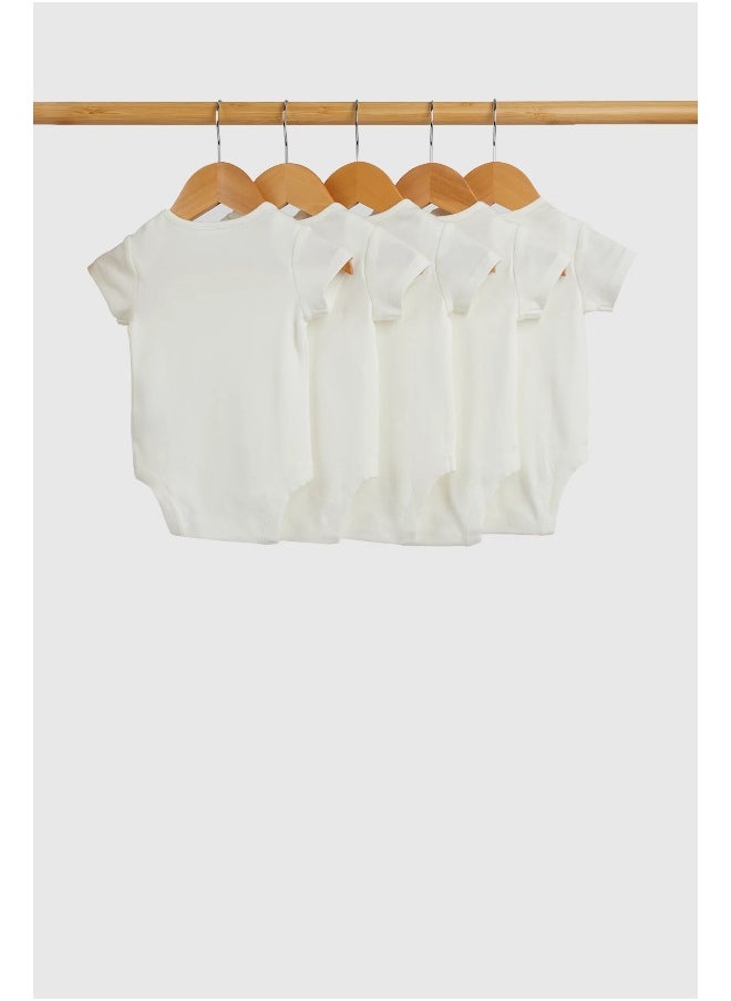 mothercare - Animals Short-Sleeved Bodysuits - 5 Pack - Image 1