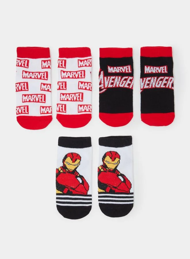 ستايلي Pack of 3 - Boys Marvel Iron Man Socks