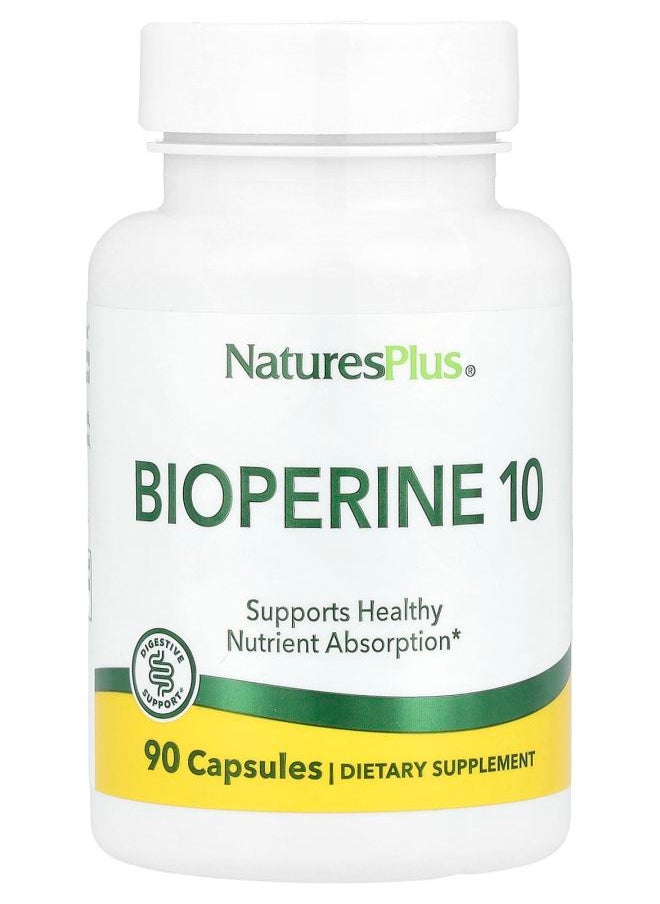 NaturesPlus Bioperine 10 90 Capsules 