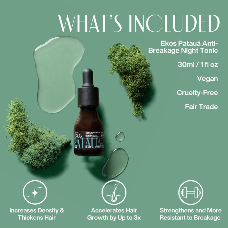 natura Ekos PatauÃ¡ Anti-Breakage Night Tonic - Accelerate Growth & Strengthen Hair - Increase Density & Prevent Hair Loss - Vegan Hair Care - Brazilian Beauty Secrets - Hair Care 30ml - Image 3