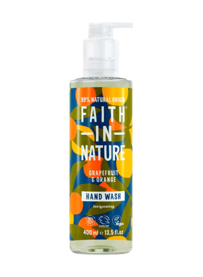 Faith in Nature Grapefruit And Orange Hand Wash - Image 1