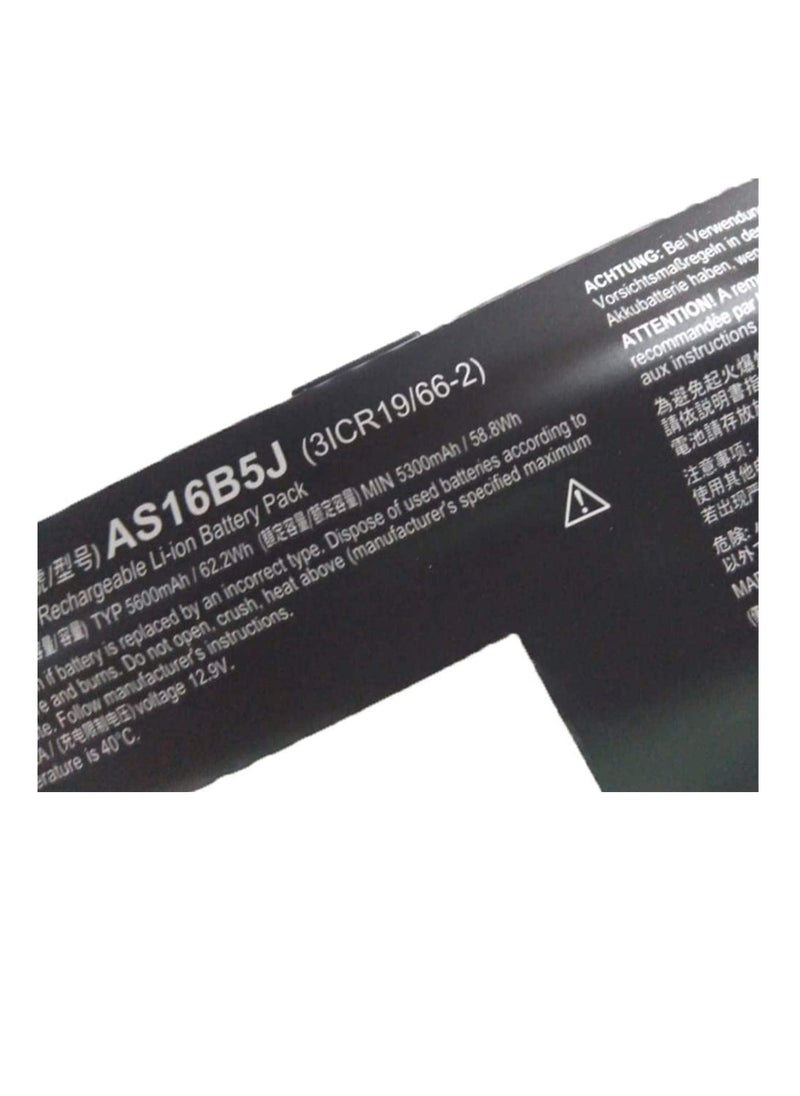 Generic - Compatible replace AS16B5J AS16B8J Battery for/ACCER'' Aspire 15.6" E5-575G E5-575G-53VG E5-575G-75MD E5-575-33BM E5-575G-57D4 E5-575G-5341 - Image 1