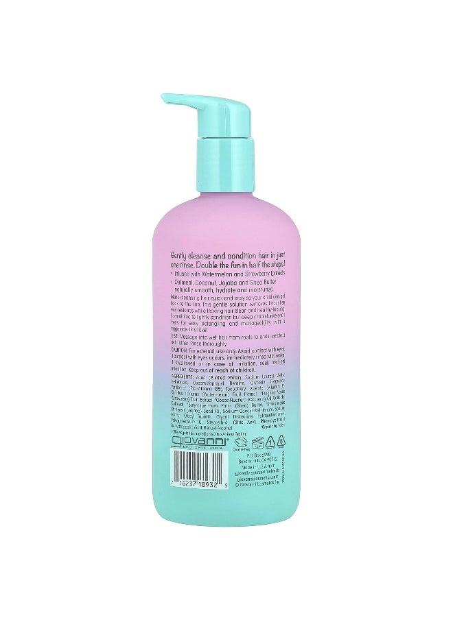 Giovanni Giovanni, Eco Chic® Kids, 2-In-1 Daily Shampoo & Conditioner, For All Hair Types, 16.5 fl oz (487 ml)  - Image 2