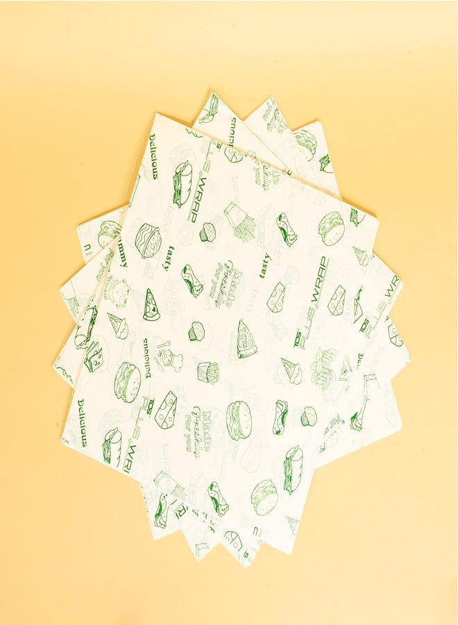 TDS PLUS WRAP Wrapping Paper/Butter Paper, Oil Proof/Sandwich Wrap Paper/Food Wrapping Size, Oil Lock Sheets Cooking Butter Paper-Pack of 400 Sheets (Size: 9.5 x 10.5 inch) - Image 1