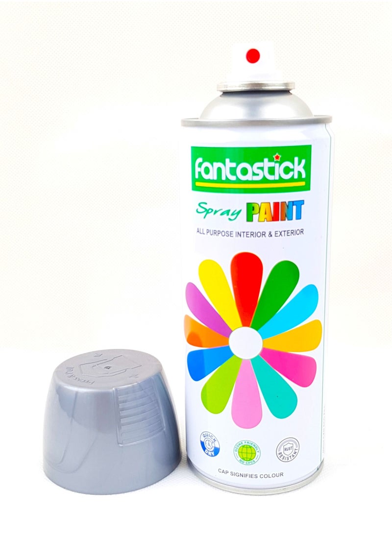 Fantastick - 400 مل طلاء بخاخ متعدد الأغراض باللون الفضي - Image 1