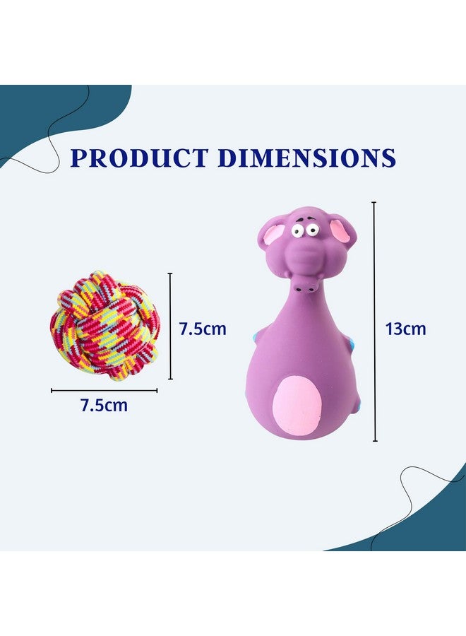 Dog Toys + Dog Chew Toys + Puppy Teething Toys + Rope Dog Toy For Small Dog And Puppies Toy + Dog Toy Combo Pack + Tug Toy + Dog Toy Set + Washable Cotton Rope For Dogs (Pack Of 5) - Image 3