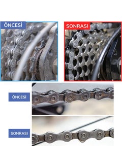 5DM Bicycle Sprocket Protector Rust Remover Cleaning Brush Attachment Maintenance Set 4 Pieces  - Image 2