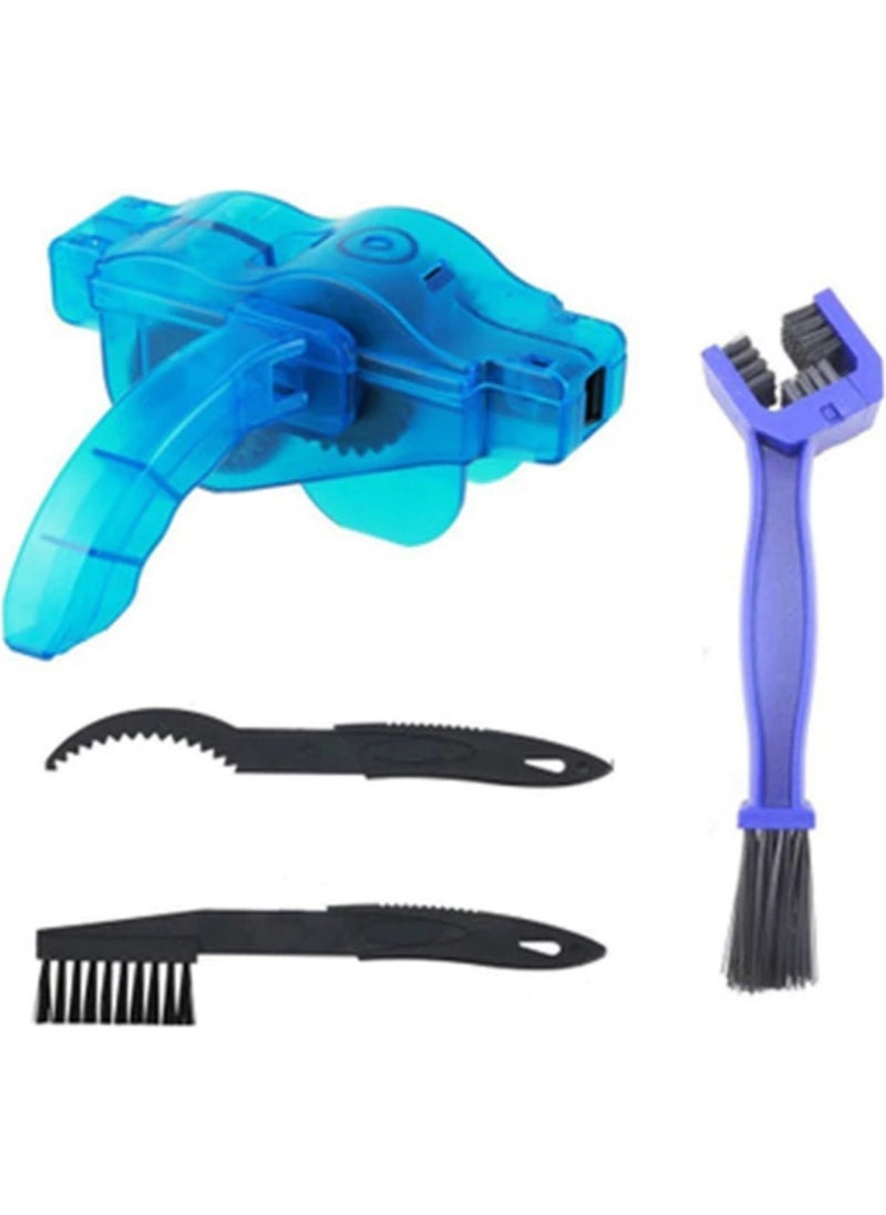 5DM - Bicycle Sprocket Protector Rust Remover Cleaning Brush Attachment Maintenance Set 4 Pieces - Image 1