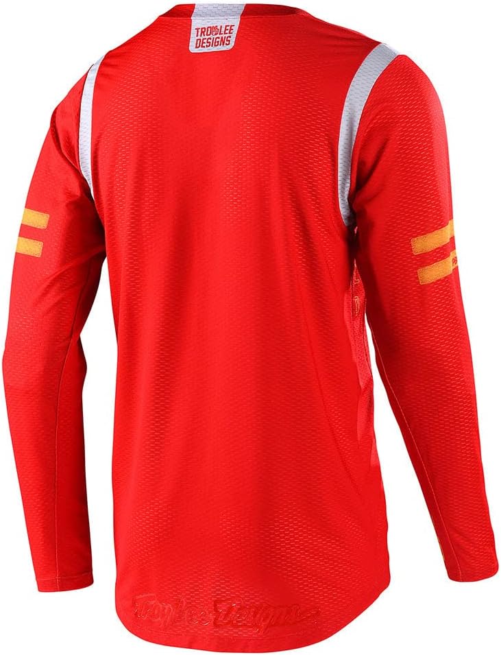 TLD Troy Lee Designs Men's Motocross Jersey - Red - Image 4