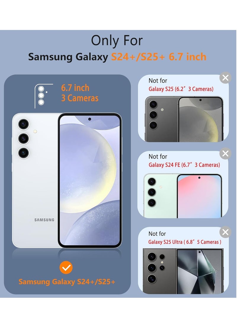 بورتوني حافظة سامسونج جالاكسي S25 بلس من جل السيليكون السائل والمطاط المضاد للخدش لهاتف جالاكسي S25 بلس حافظة واقية لهاتف سامسونج جالاكسي S25 6.7 بوصة - Image 2