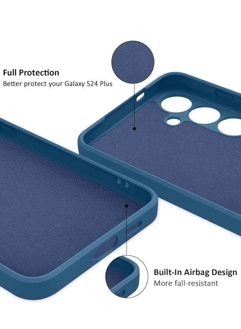 بورتوني حافظة سامسونج جالاكسي S25 بلس من جل السيليكون السائل والمطاط المضاد للخدش لهاتف جالاكسي S25 بلس حافظة واقية لهاتف سامسونج جالاكسي S25 6.7 بوصة - Image 3