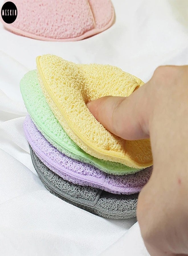 MeSkin Deep Pore Cleansing Facial Sponge - Gentle Exfoliation for Blackhead Removal - Heart Shape Puff, Suitable for All Skin Types, Reusable and Effective (Multicolor, Pack of 1) - Image 2