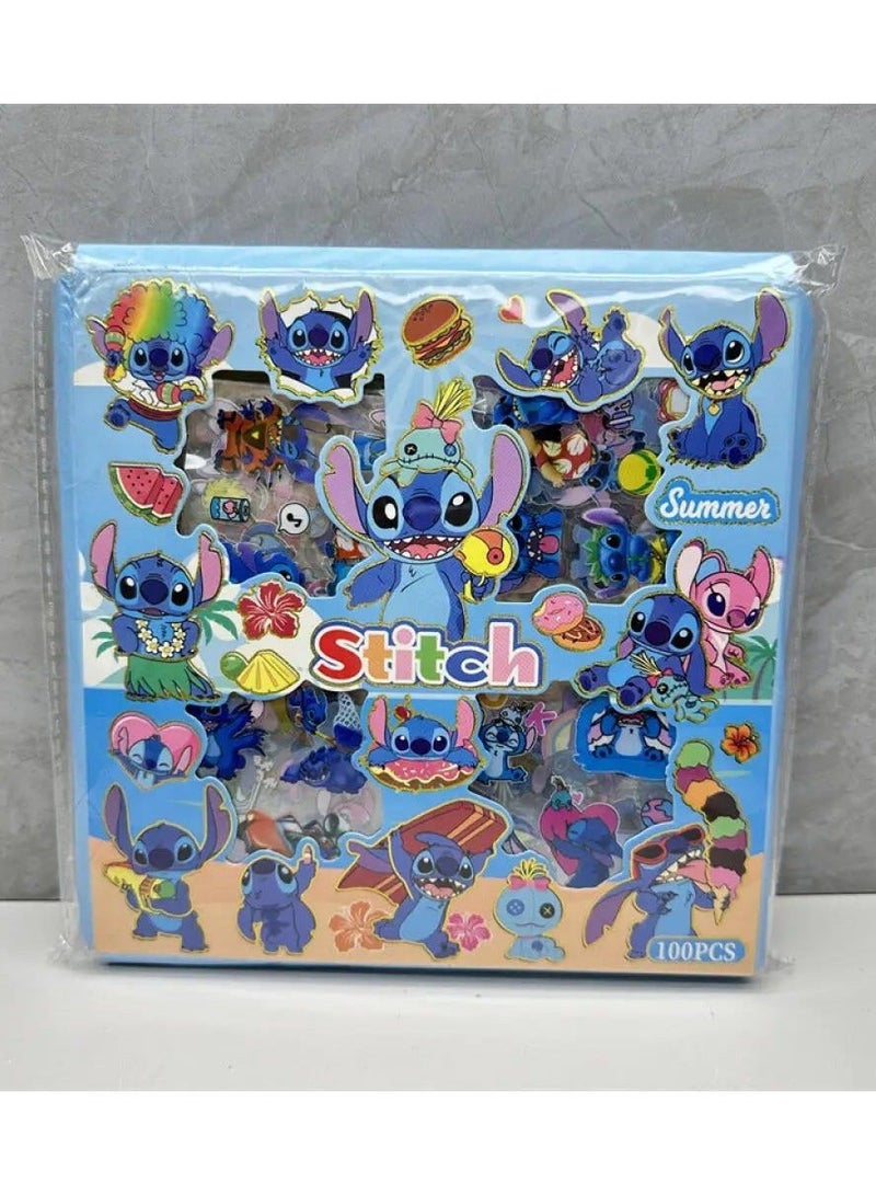 STITCH 100PCS Stitch and Lilo Cute Kawaii Stickers - for Water Bottles, Laptop, Phone, Tablet, Notebook, Tumbler - Reusable Vinyl Stickers and Decals - Gift for All - Image 3