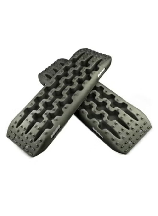 PENG GENERAL Recovery Traction Tracks Mat for 4X4 Off road Sand Snow Mud Track Tire Ladder Black - Image 1