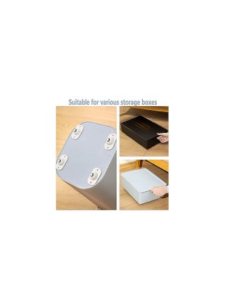 Stainless Steel Self Adhesive Mini Swivel Casters Wheels Universal Wheels at the Bottom of the Storage Box Swivel Caster Wheels 360 Degree Rotation Pulley for Furniture Various Storage Boxes - pzsku/Z8C20DB529DBDC02E82FFZ/45/_/1729073997/0ce87a54-c1cc-43dc-ac51-54a6ad141355