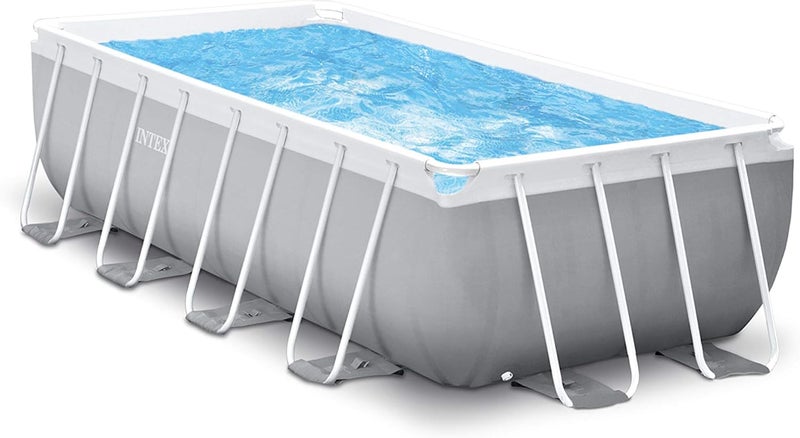 Intex 4m x 2m x 1.22m Prism Frame Rectangular Pool Set - Image 1