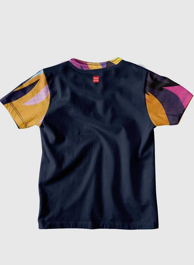 Bonkids Regular Printed Cotton T-Shirt Round Neck Flat Pull On 100 % Cotton