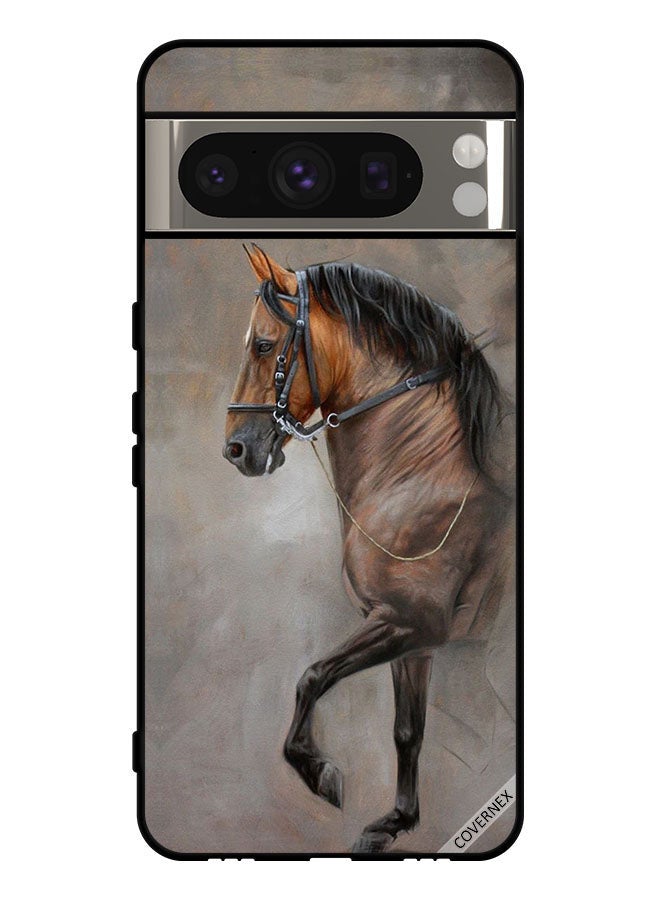 Covernex Protective Case Cover For Google Pixel 8 Pro Vintage Picture Of Horse - Image 1