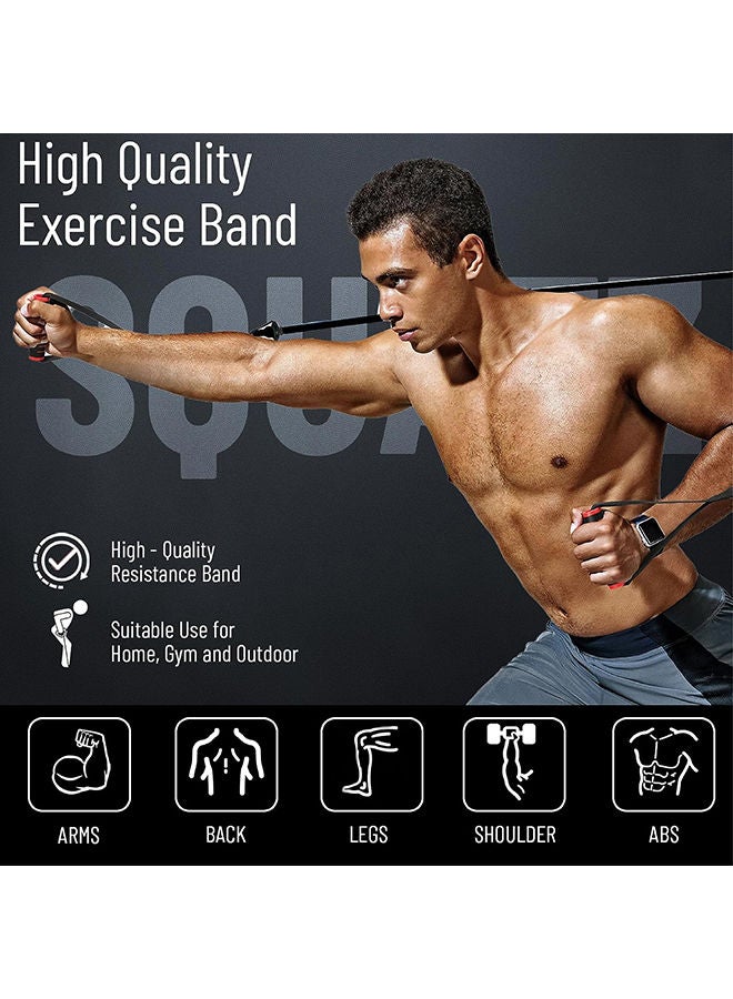 anythingbasic. Expander Tube Set Resistance Bands Set with Handles - Image 2