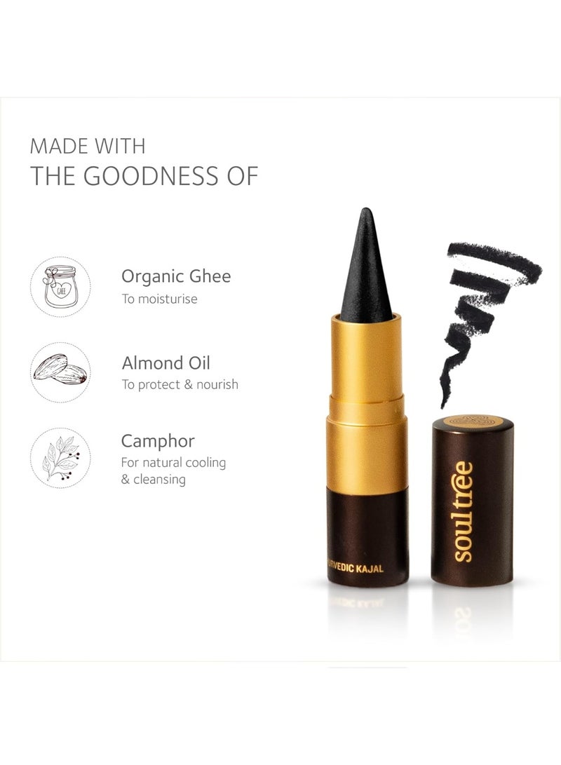 SoulTree 011 Pure Black Kajal, 3g - Image 5
